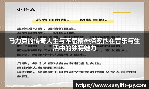 马力克的传奇人生与不屈精神探索他在音乐与生活中的独特魅力